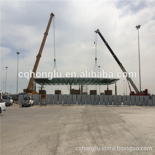 China steel structure service station for KSA/UAE